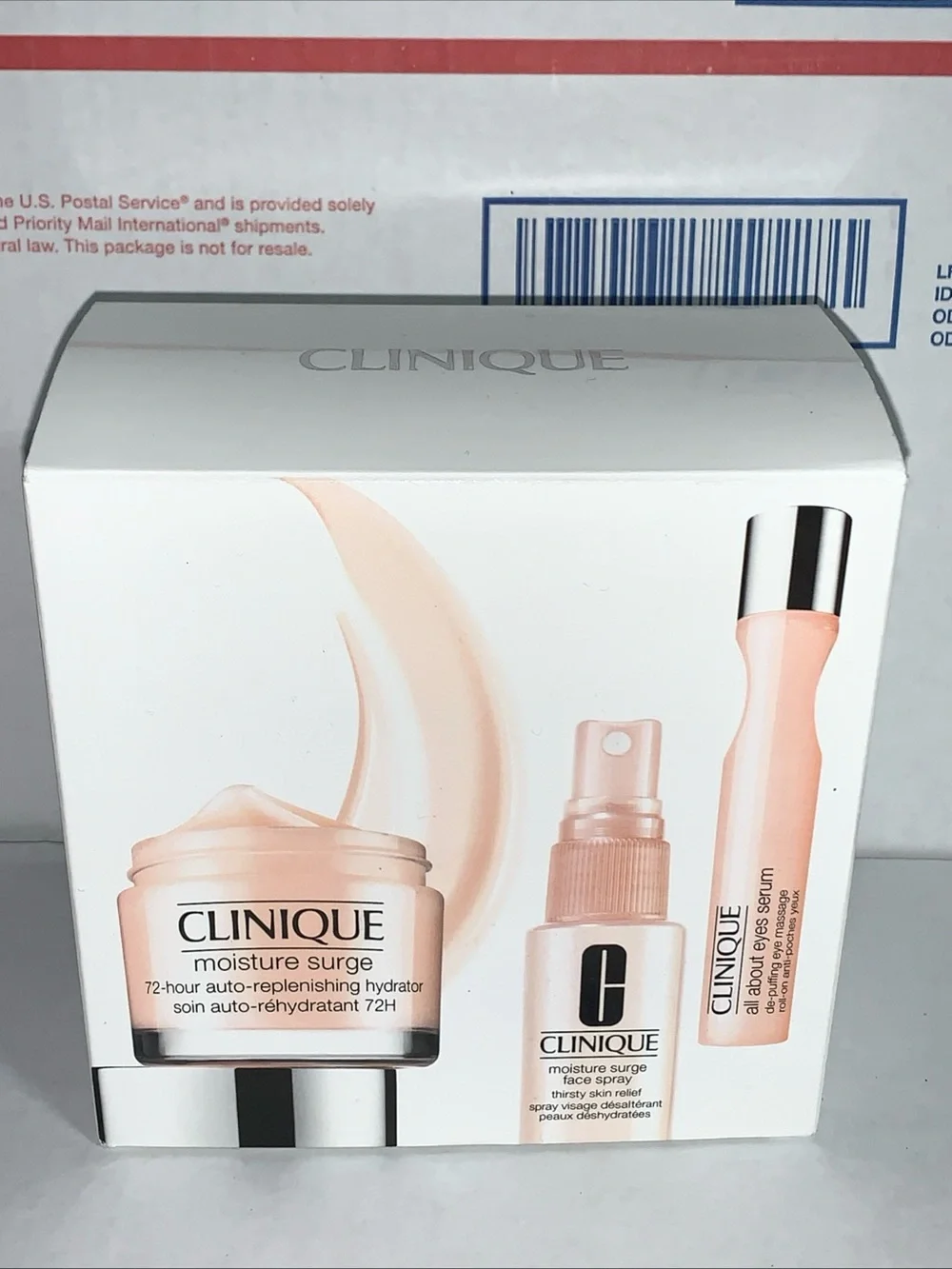 Clinique Moisture Surge Hydration 3-Piece Gift Set All About Eyes New Box